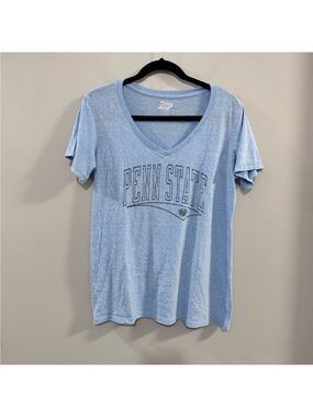 Blue 84 Light Blue Penn State Short Sleeve V Neck Tee. Size XL